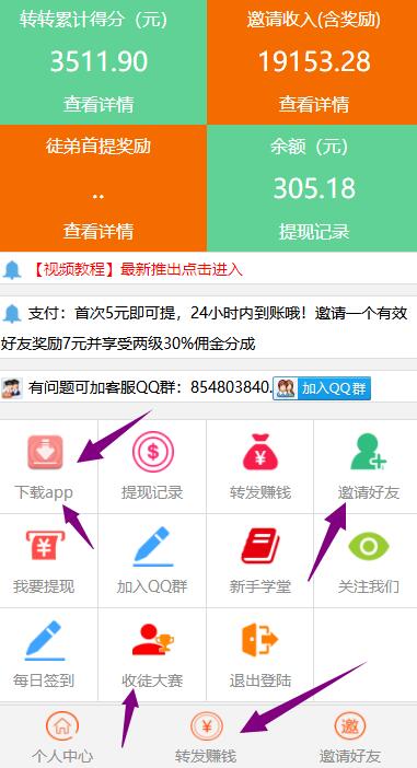 雪梨网后台收入截图