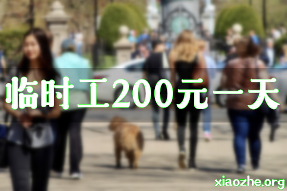 临时工200元一天 临时工200元一天