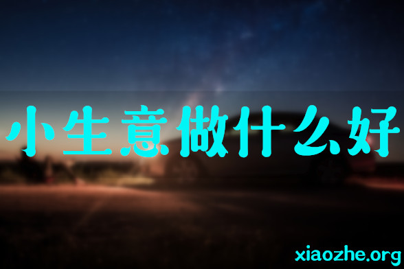 小生意做什么好 小生意做什么好