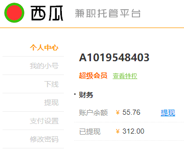 西瓜托管收益截图 西瓜托管收益截图