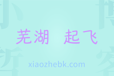 芜湖是什么梗？芜湖起飞什么意思