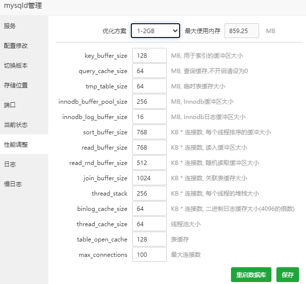 数据库性能调整 数据库性能调整